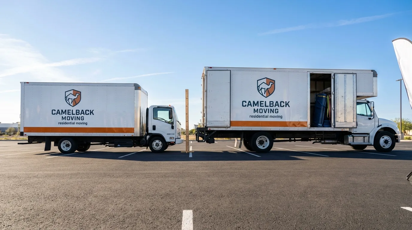 Moving truck size capacity guide in Grand Prairie